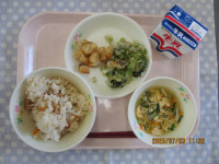 給食7月３日